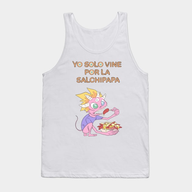 Monstruo de la salchipapa Tank Top by inquinare